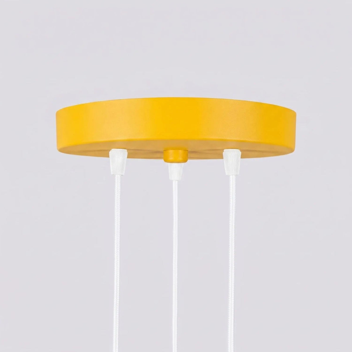 
Design Pendellampe „Karbon“ 3-flammig - Gelb
