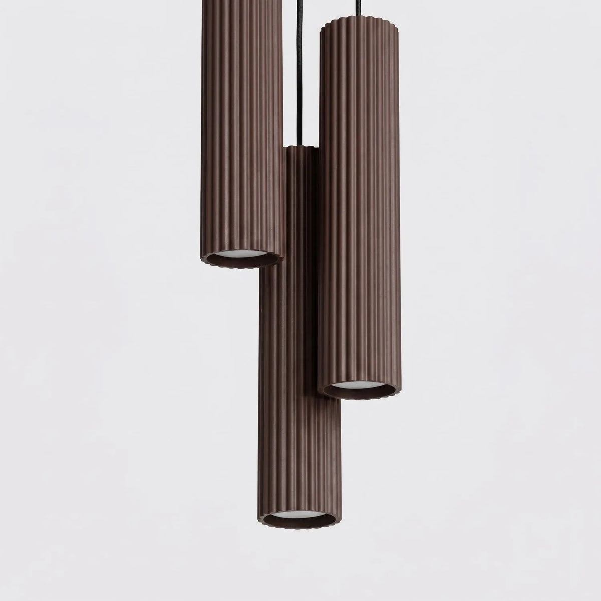 
Suspension design « Karbon » à 3 lumières - Braun