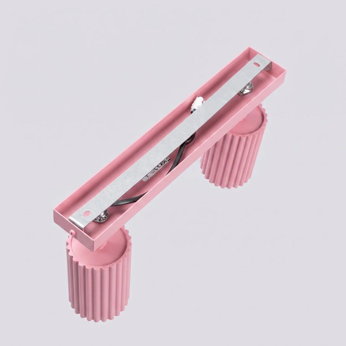 
Design Deckenlampe „Karbon“ 2-flammig - Rosa