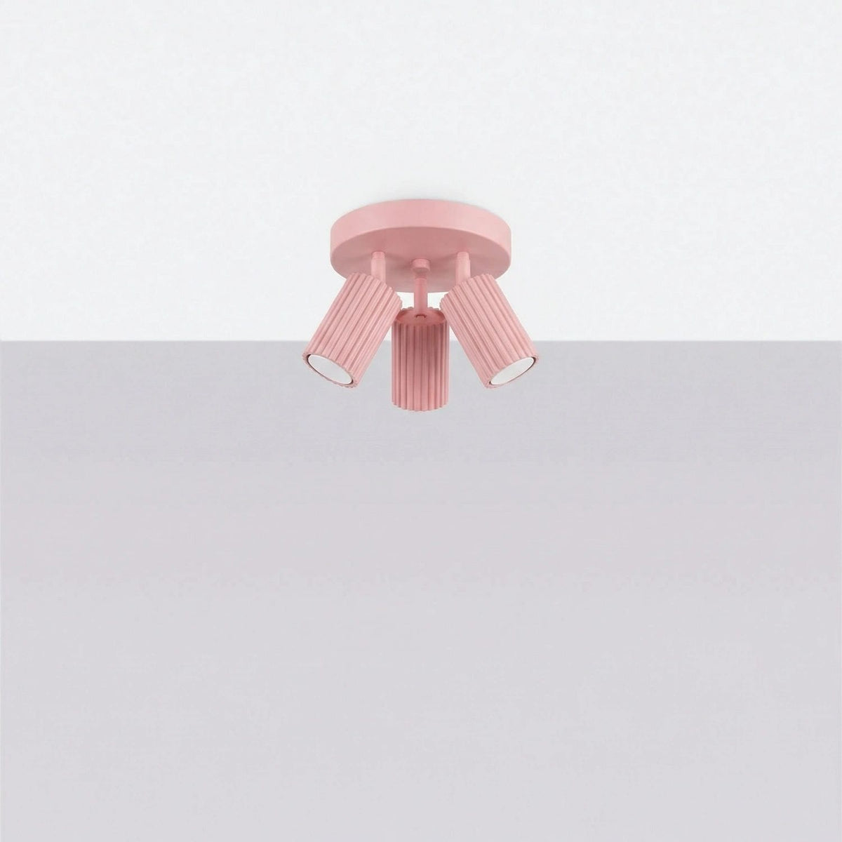 
Design Deckenlampe „Karbon II“ 3-flammig - Rosa