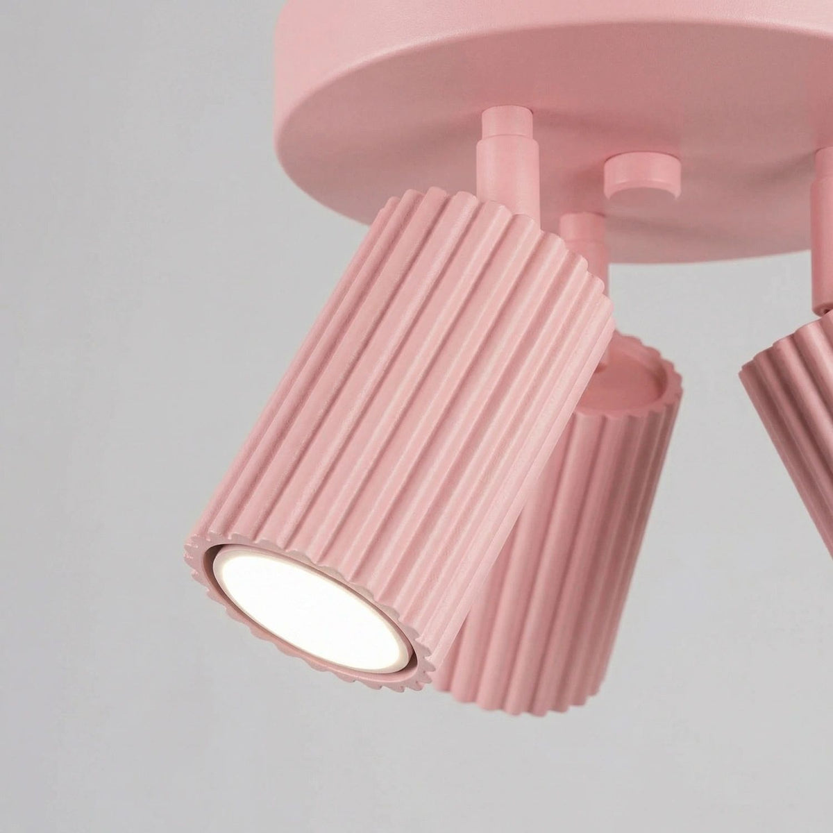 
Design Deckenlampe „Karbon II“ 3-flammig - Rosa