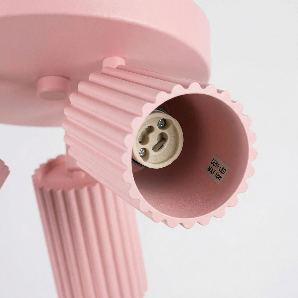 
Design Deckenlampe „Karbon II“ 3-flammig - Rosa