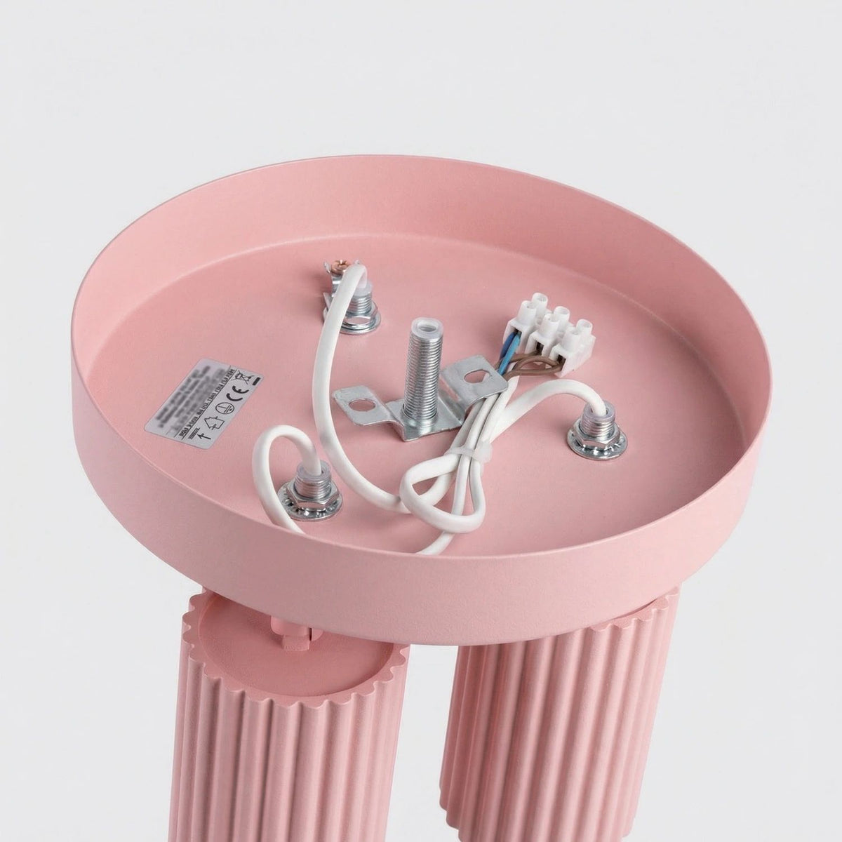 
Design Deckenlampe „Karbon II“ 3-flammig - Rosa