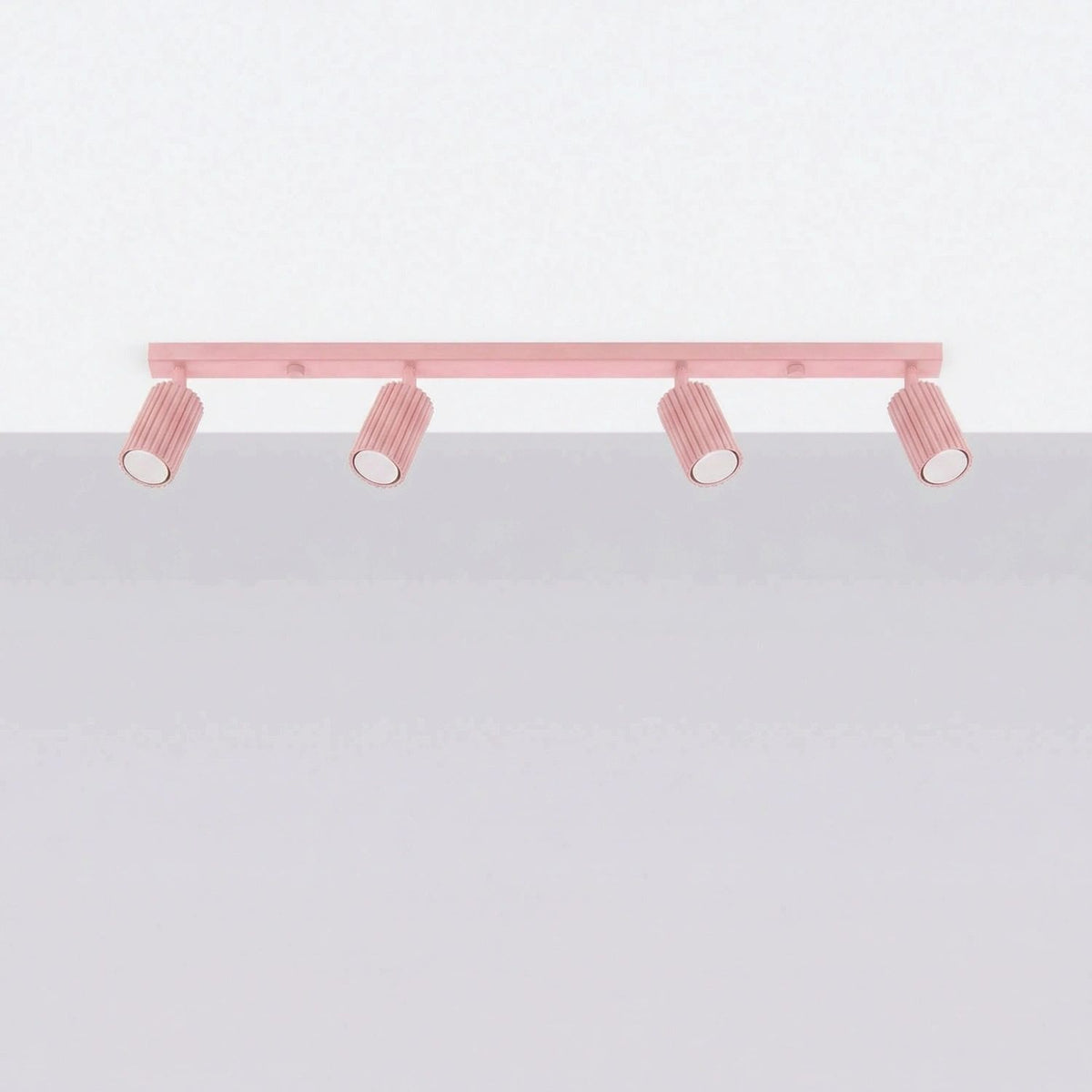 
Design Deckenlampe „Karbon“ 4-flammig - Rosa