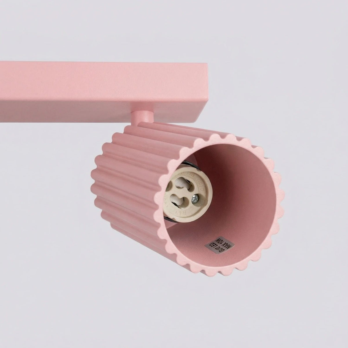 
Design Deckenlampe „Karbon“ 4-flammig - Rosa