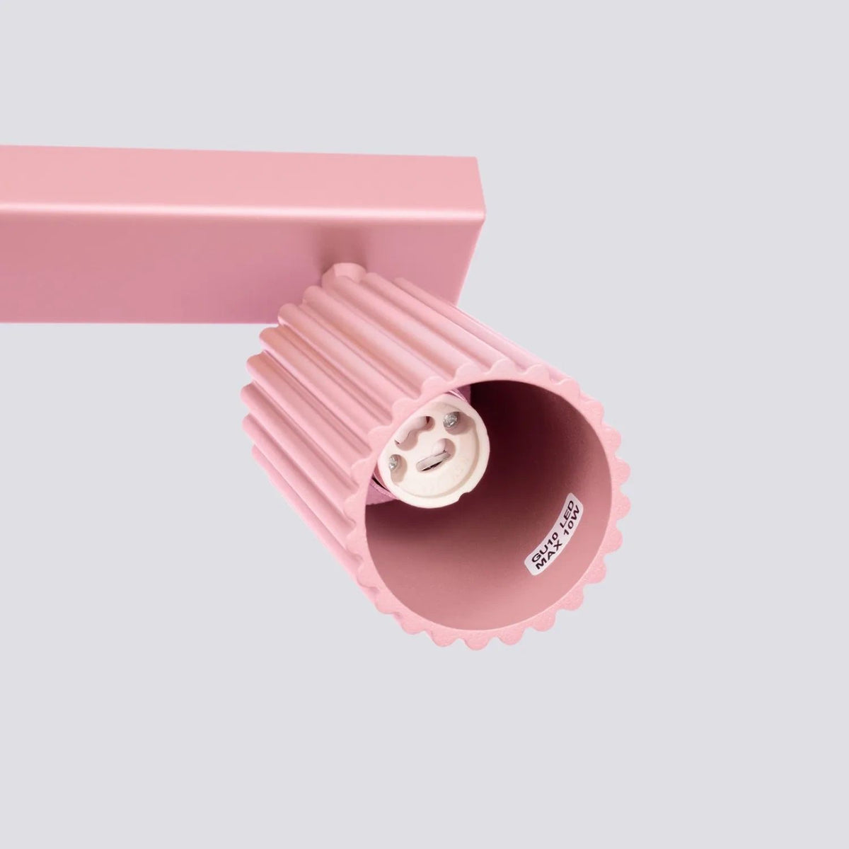 
Design Deckenlampe „Karbon“ 6-Flammig - Rosa