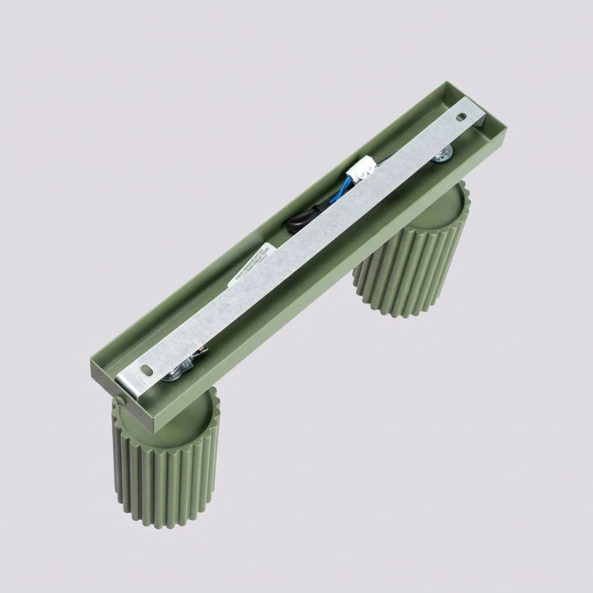 
Design Deckenlampe „Karbon“ 2-flammig - Salbeigrün