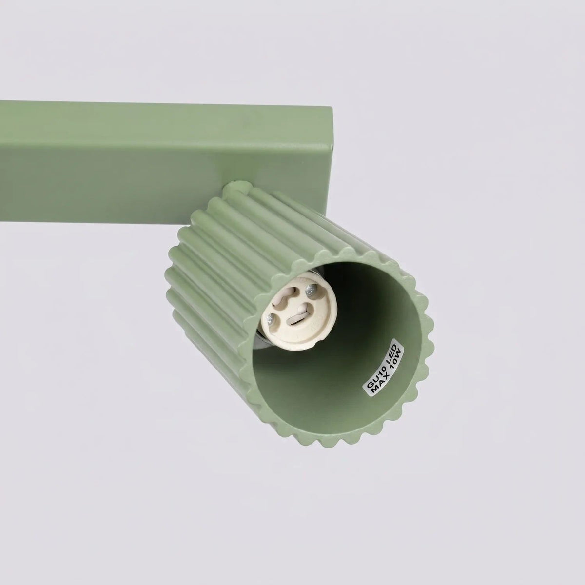 
Design Deckenlampe „Karbon“ 2-flammig - Salbeigrün