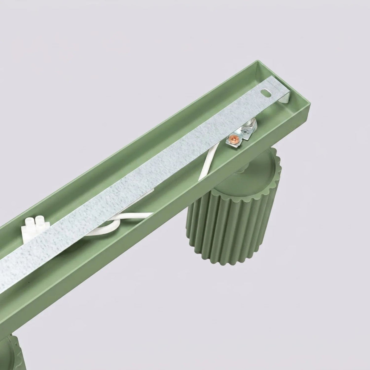 
Plafoniera di design «Karbon», a 3 luci - Verde salvia