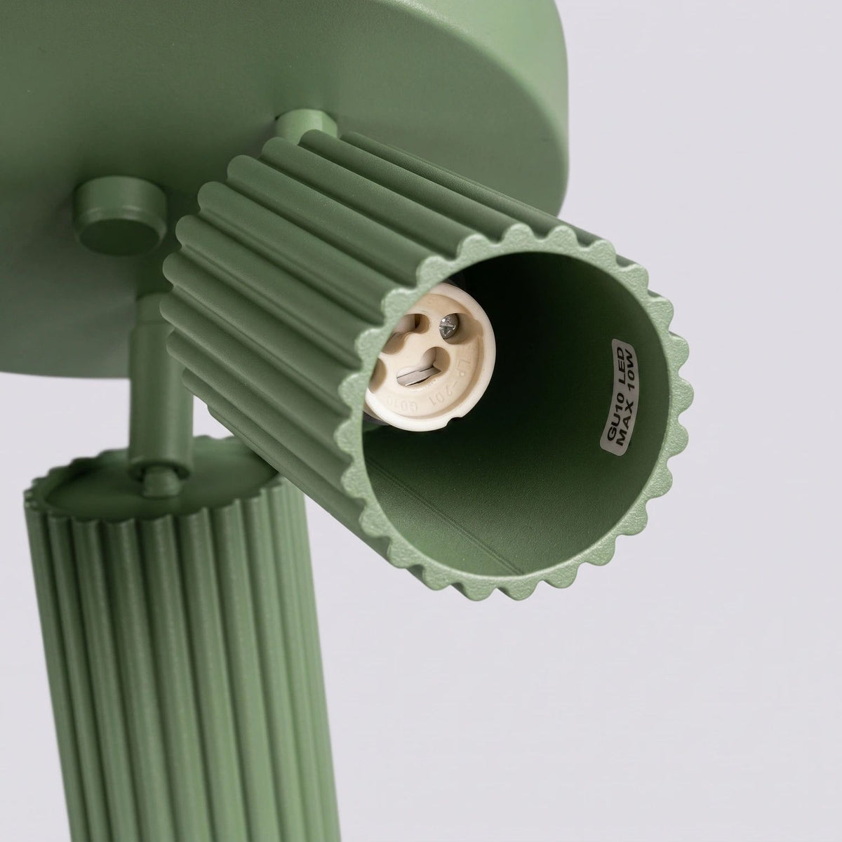 
Design Deckenlampe „Karbon II“ 3-flammig - Salbeigrün