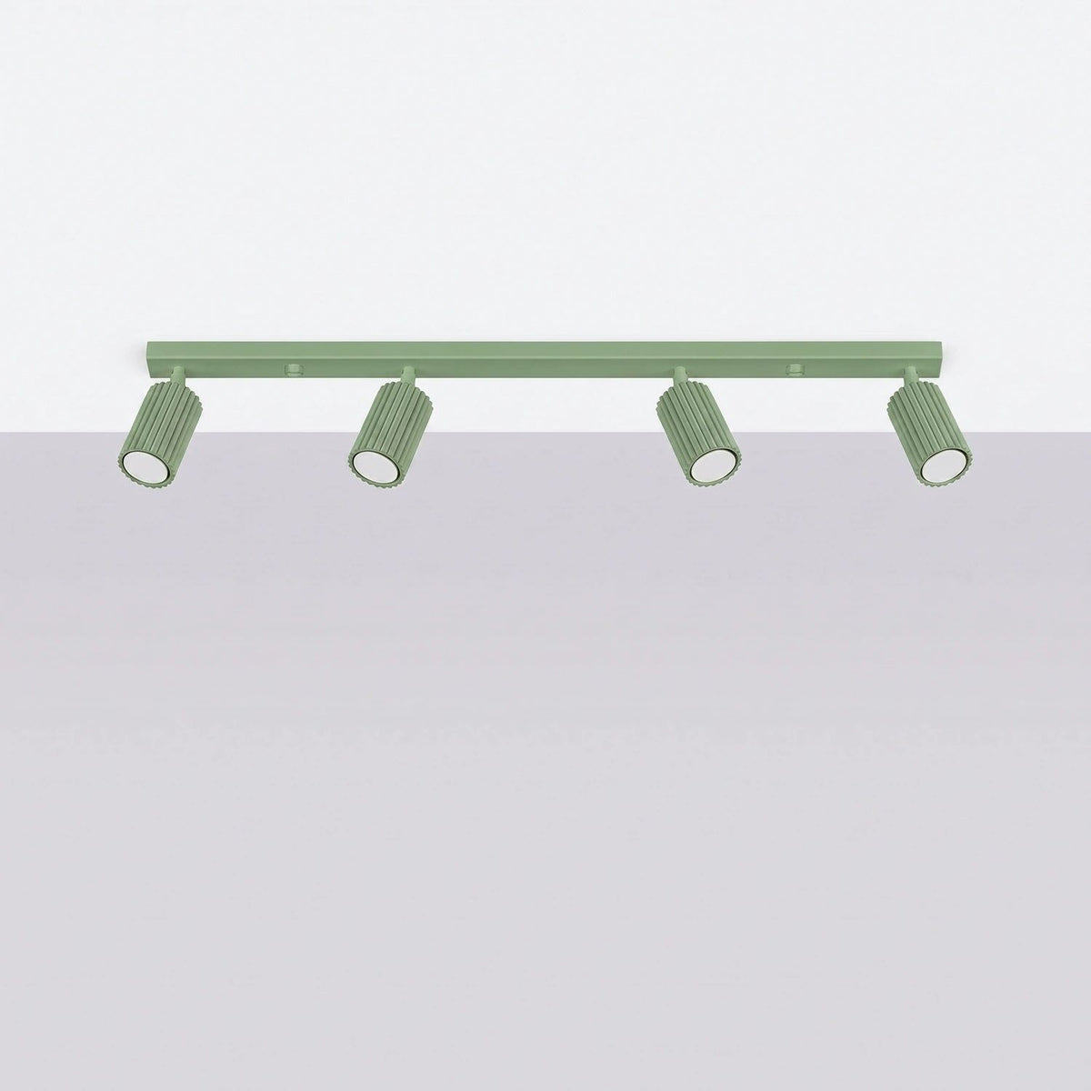 
Design Deckenlampe „Karbon“ 4-flammig - Sallbeigrün