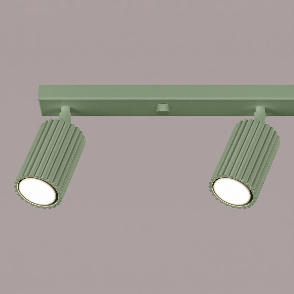 
Design Deckenlampe „Karbon“ 4-flammig - Sallbeigrün