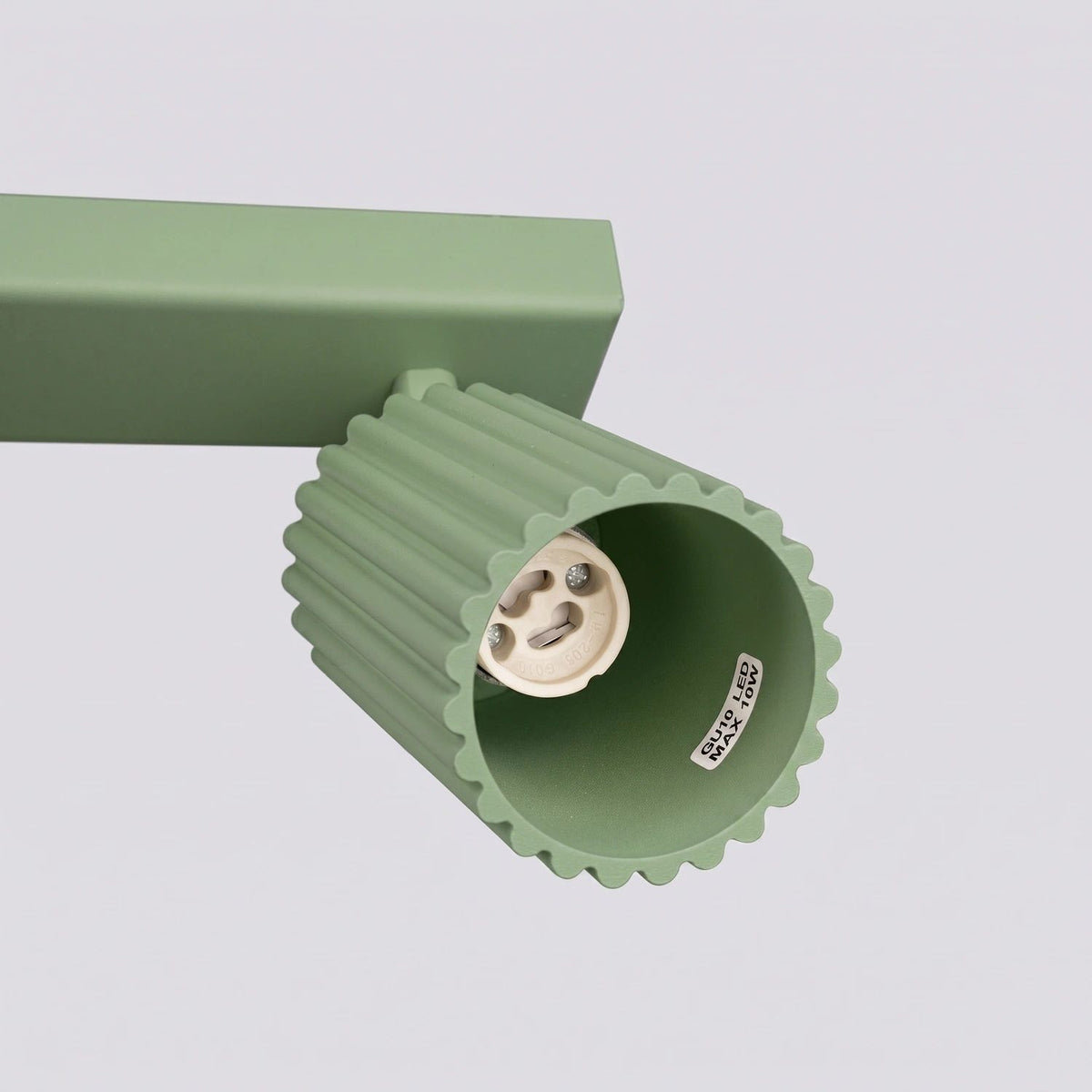 
Design Deckenlampe „Karbon“ 4-flammig - Sallbeigrün