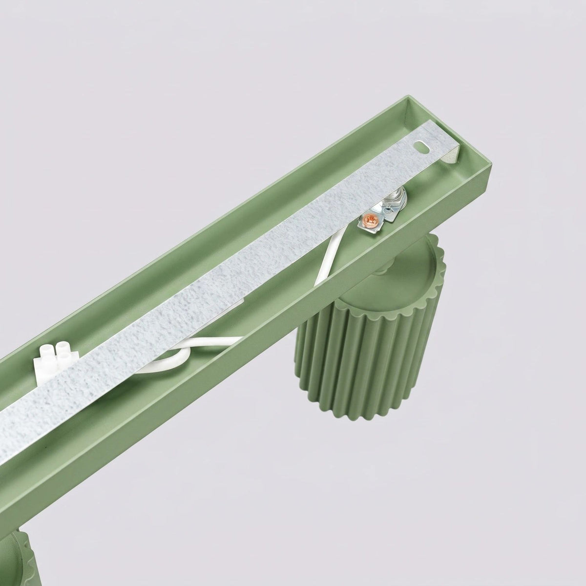 
Design Deckenlampe „Karbon“ 4-flammig - Sallbeigrün