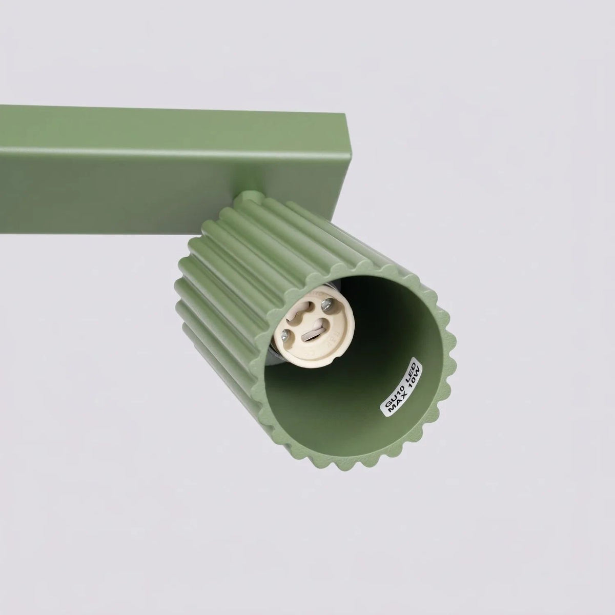 
Design Deckenlampe „Karbon“ 6-Flammig - Salbeigrün