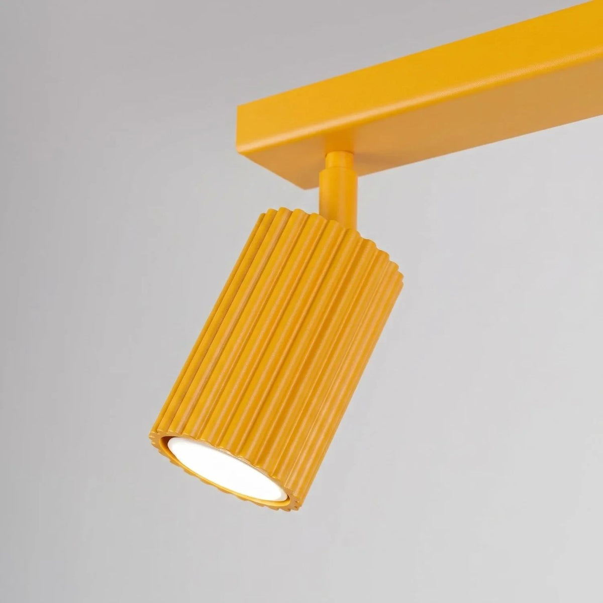 
Design Deckenlampe „Karbon“ 2-flammig - Gelb