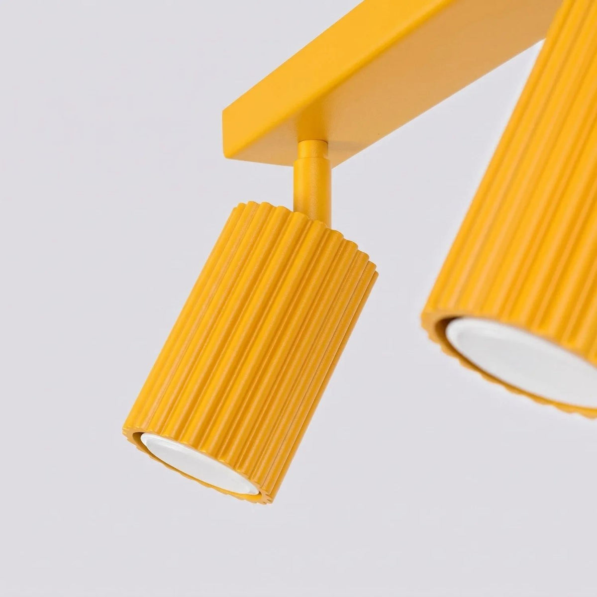 
Design Deckenlampe „Karbon“ 2-flammig - Gelb
