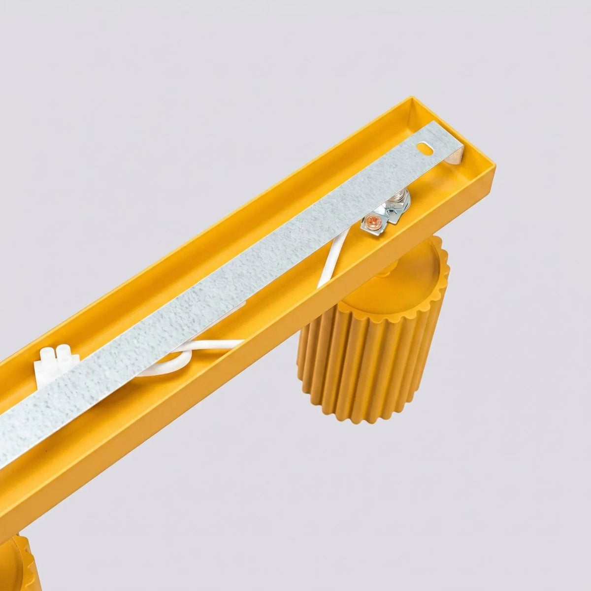 
Design Deckenlampe „Karbon“ 3-flammig - Gelb