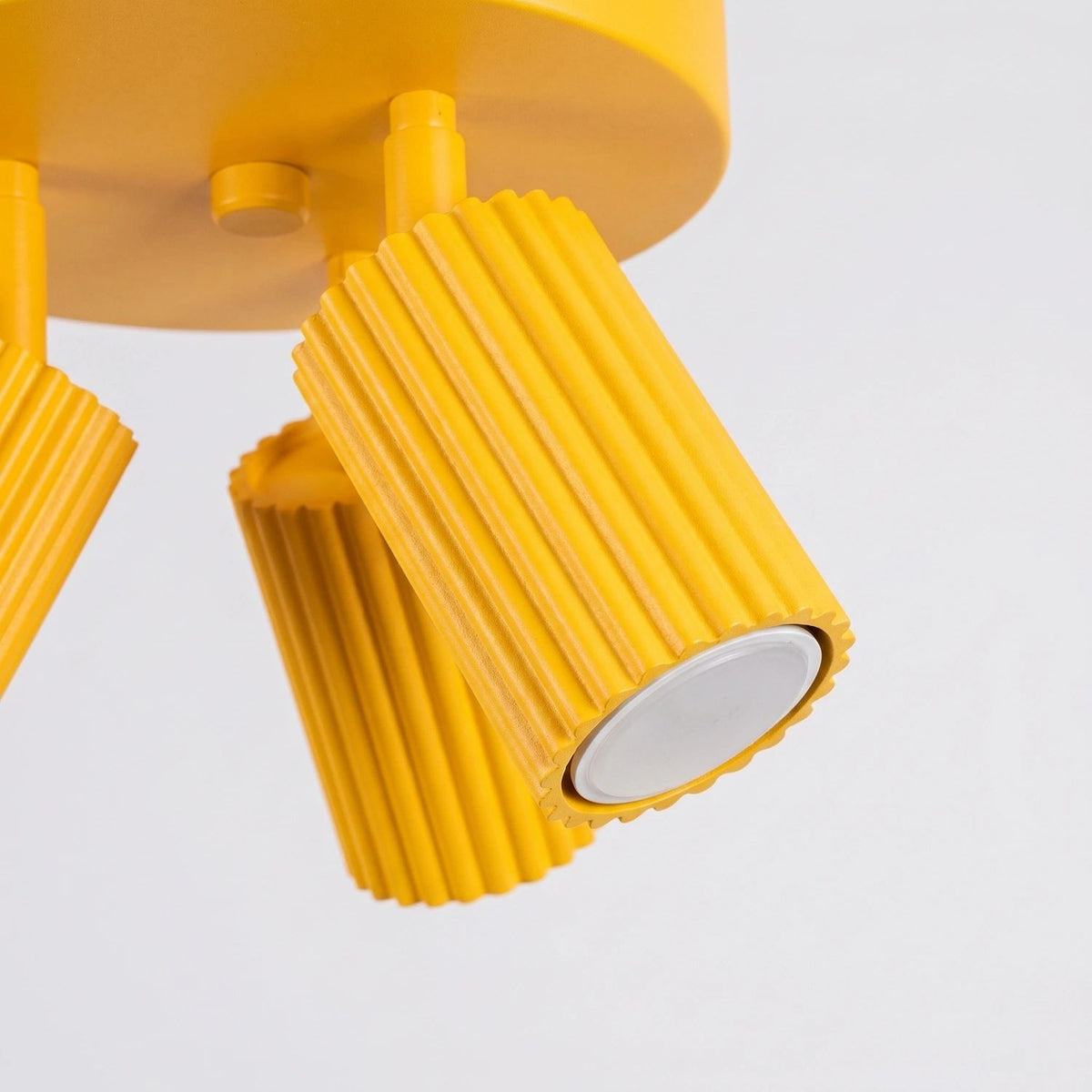 
Design Deckenlampe „Karbon II“ 3-flammig - Gelb