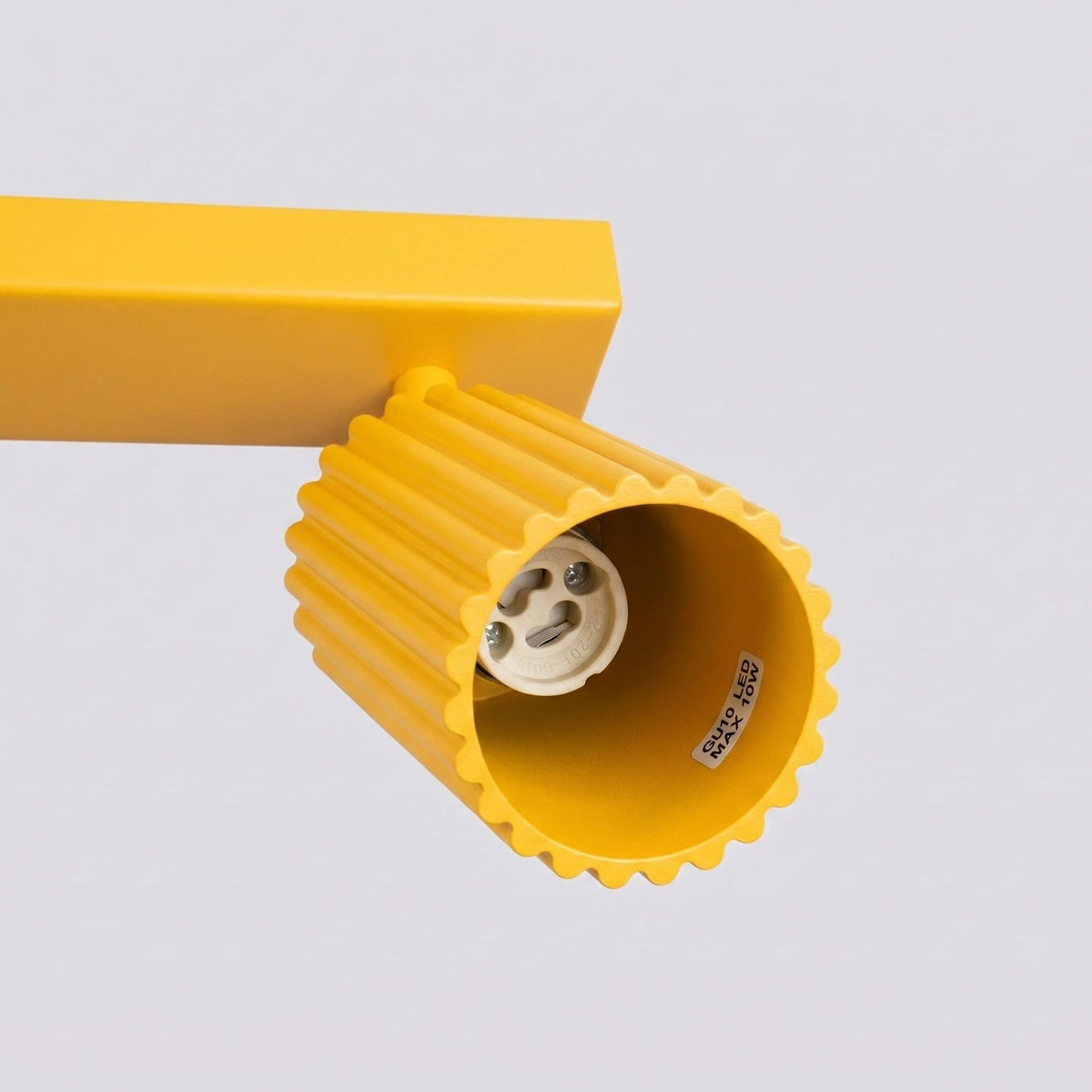 
Design Deckenlampe „Karbon“ 4-flammig - Gelb