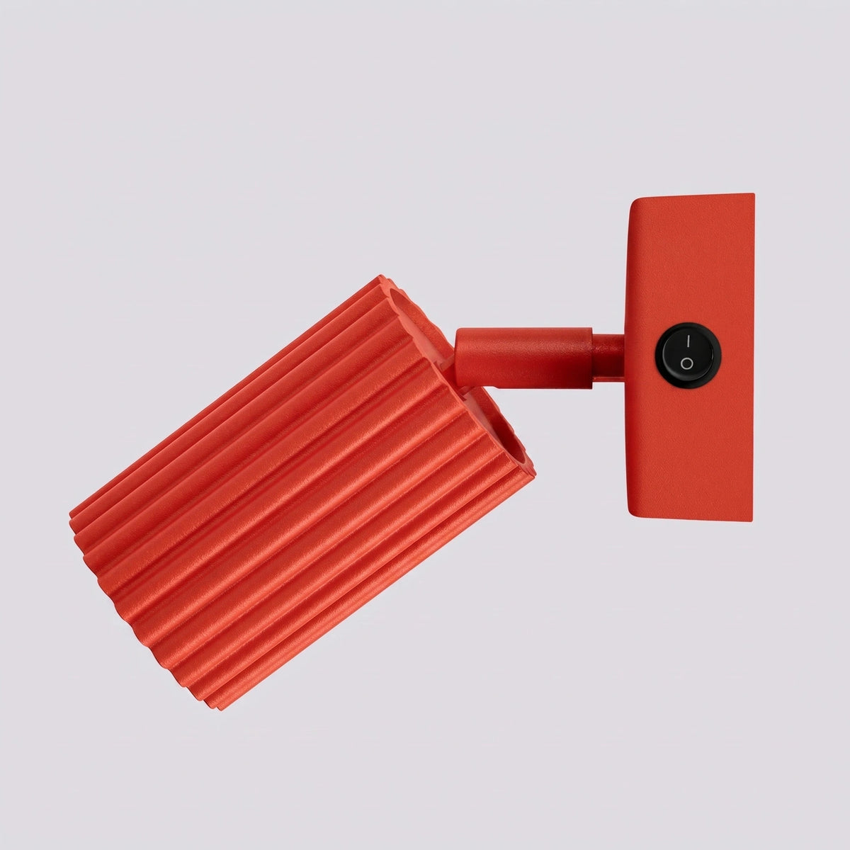
Design Wandlampe „Karbon“ mit Schalter - Rot