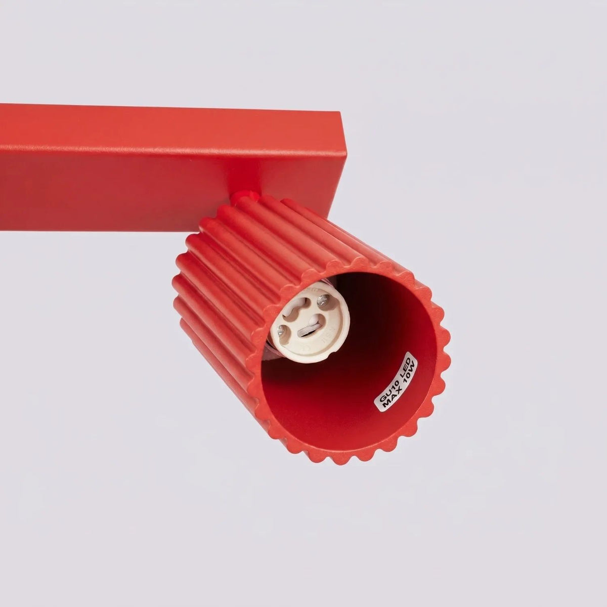 
Design Deckenlampe „Karbon“ 2-flammig - Rot