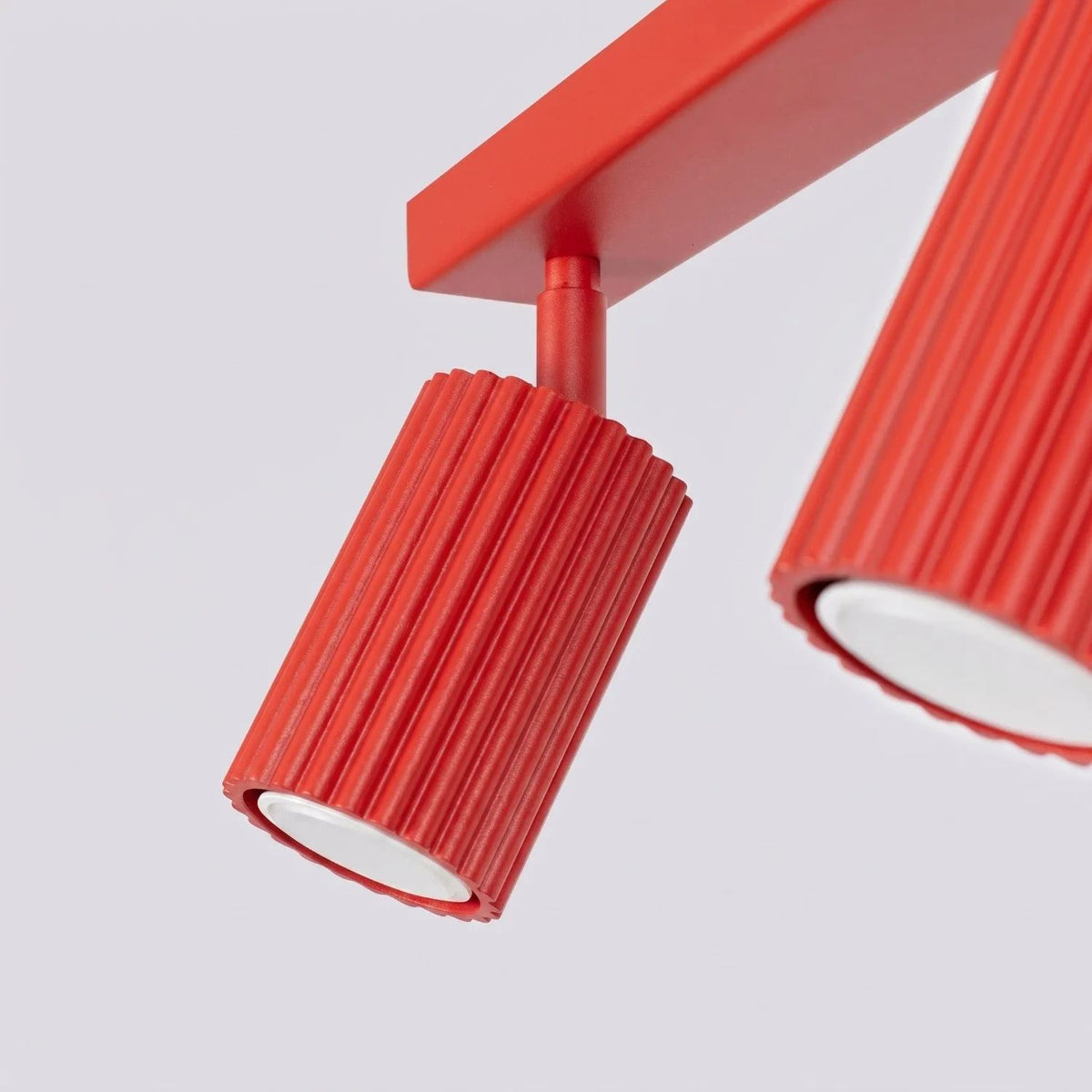 
Design Deckenlampe „Karbon“ 2-flammig - Rot