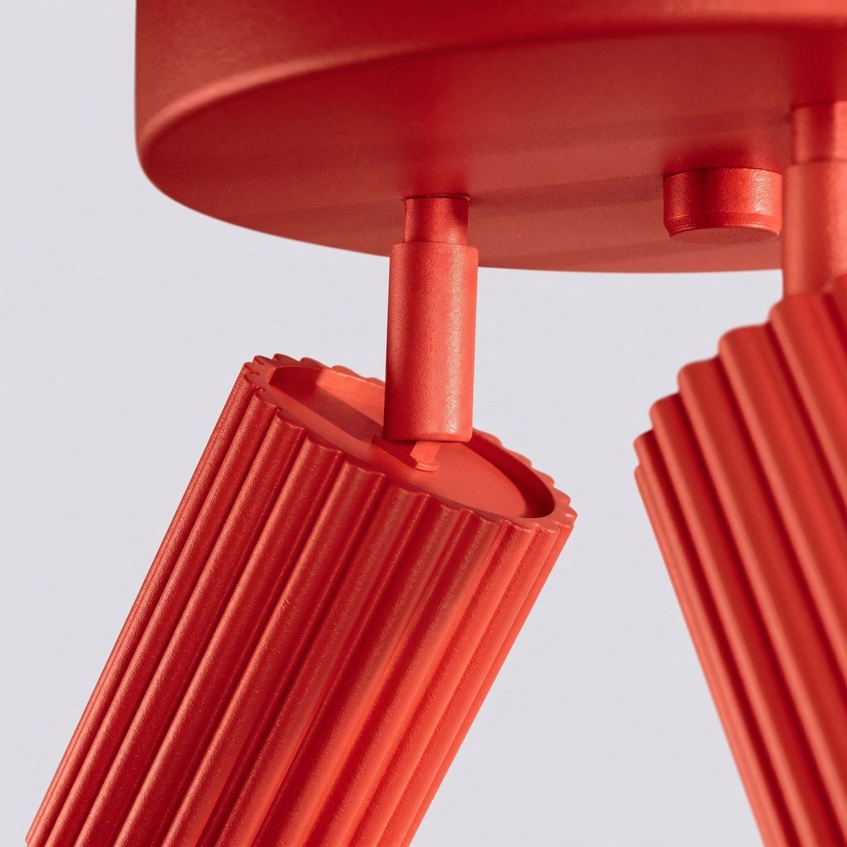 
Design Deckenlampe „Karbon II“ 3-flammig - Rot