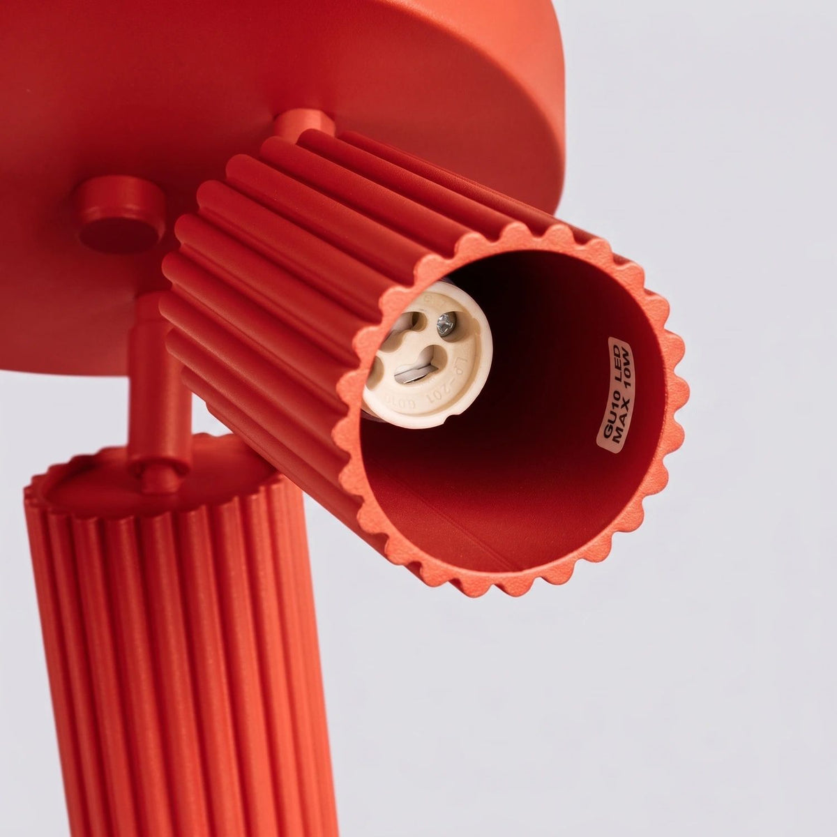 
Design Deckenlampe „Karbon II“ 3-flammig - Rot