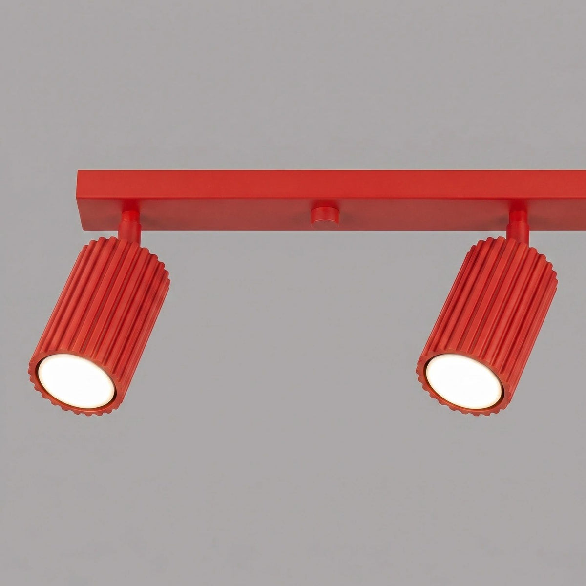 
Design Deckenlampe „Karbon“ 4-flammig - Rot