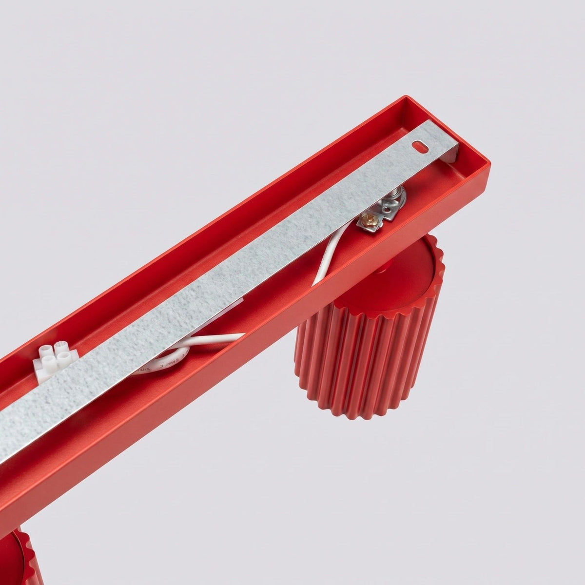 
Design Deckenlampe „Karbon“ 4-flammig - Rot