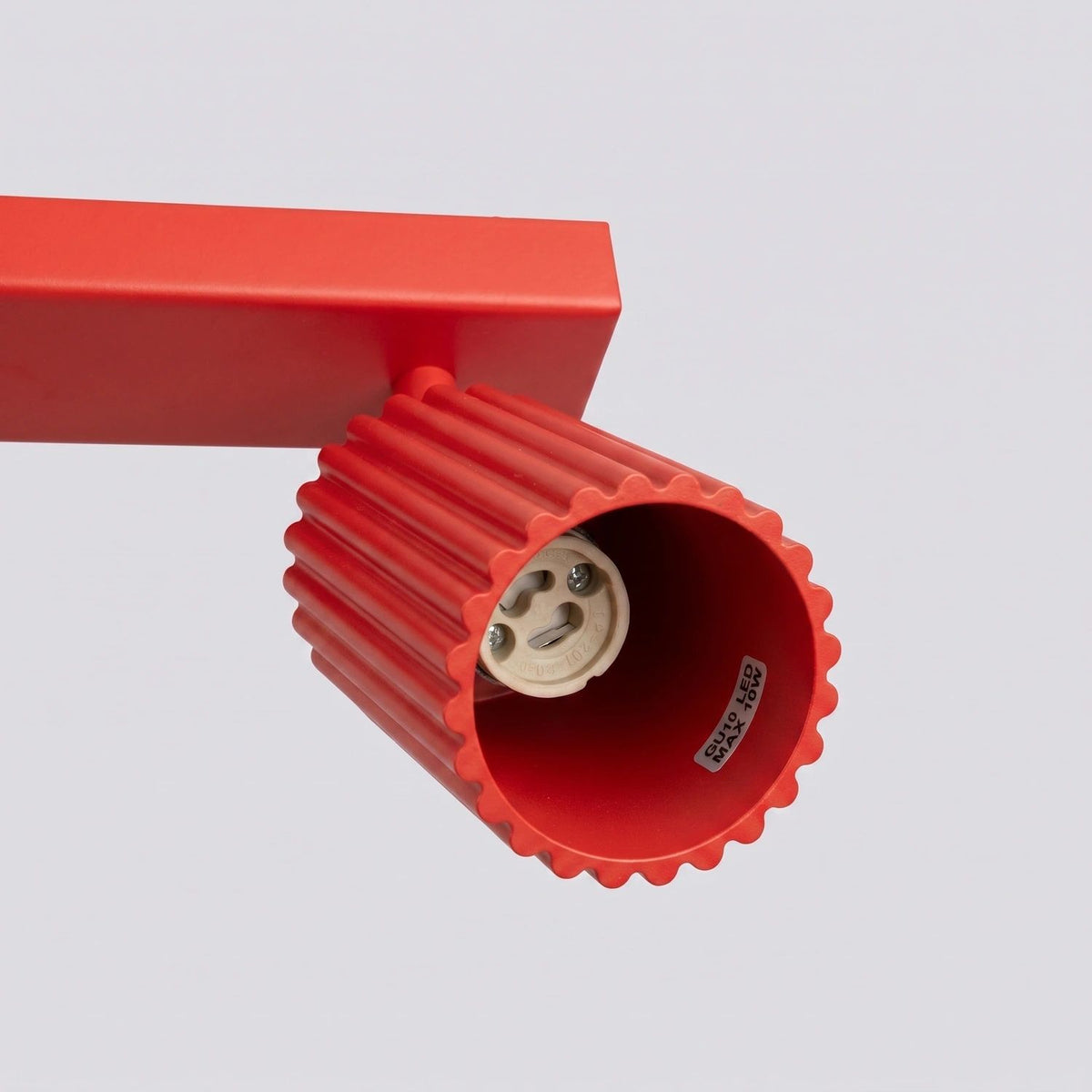 
Design Deckenlampe „Karbon“ 4-flammig - Rot