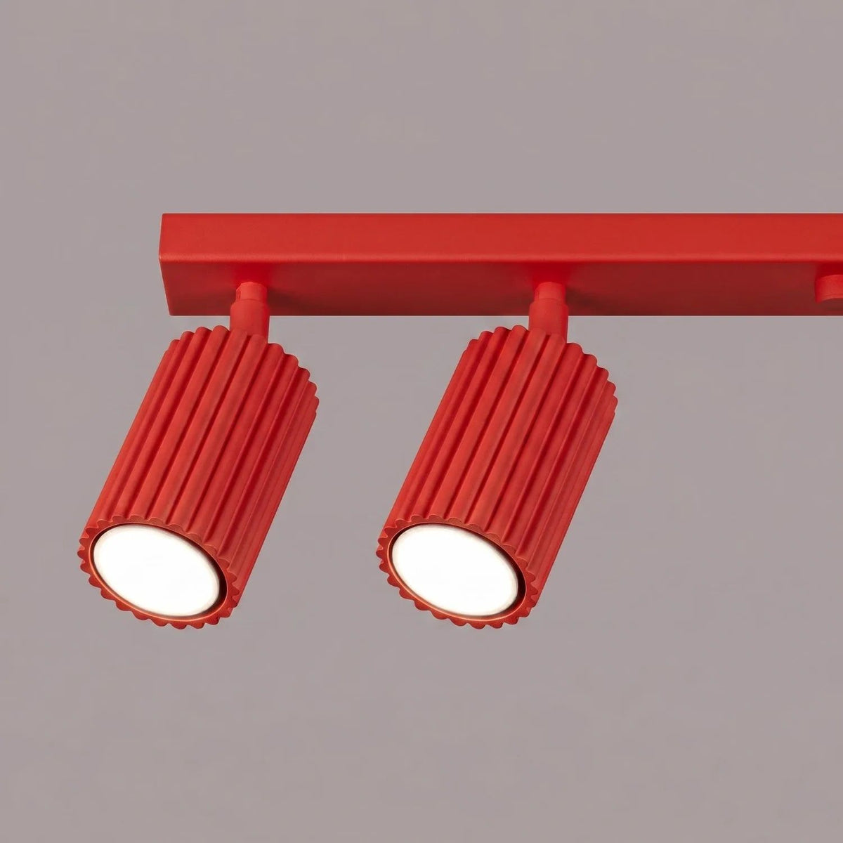 
Design Deckenlampe „Karbon“ 6-Flammig - Rot