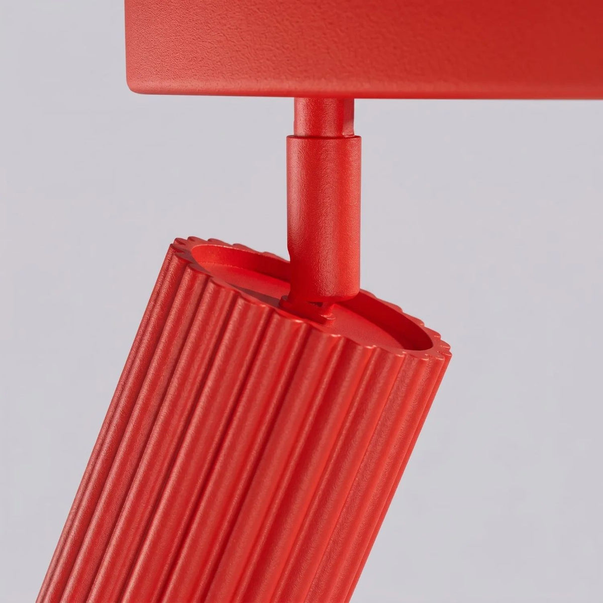 
Design Deckenlampe „Karbon“ 6-Flammig - Rot