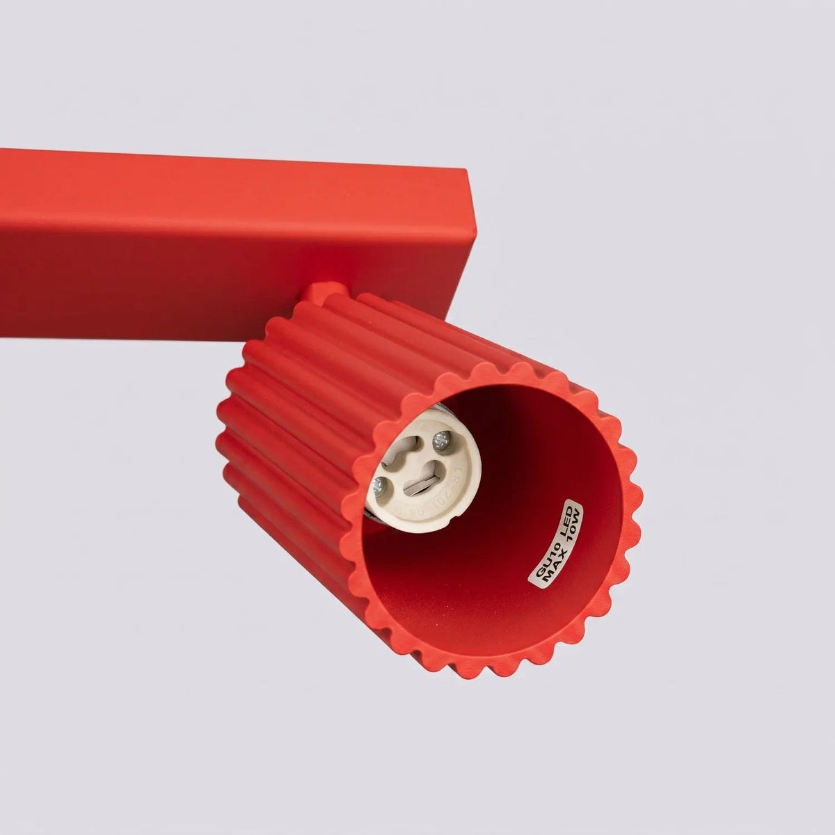 
Design Deckenlampe „Karbon“ 6-Flammig - Rot