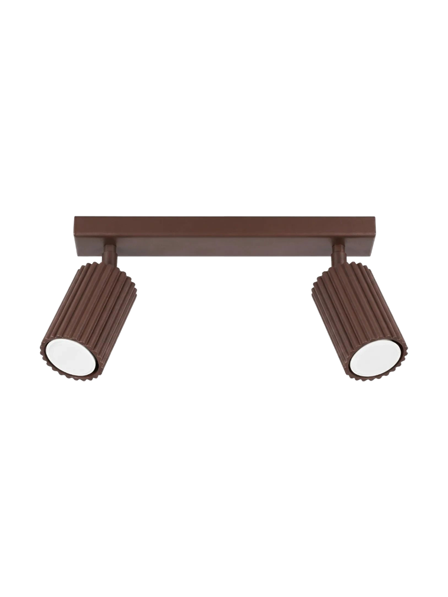 
Design Deckenlampe „Karbon“ 2-flammig - Rosa