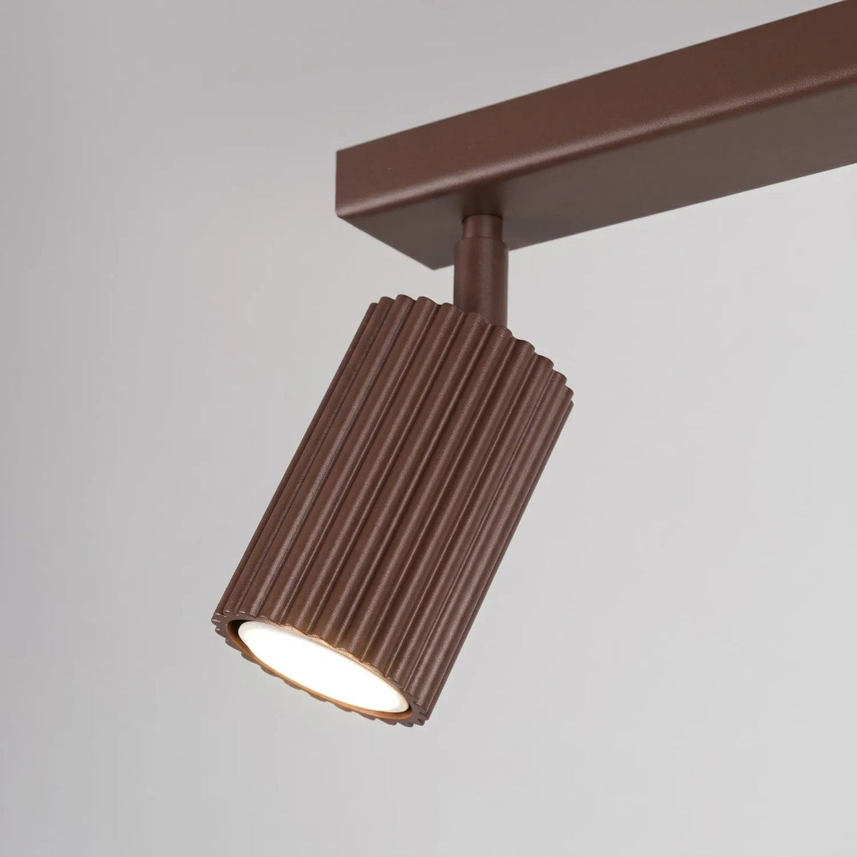 
Design Deckenlampe „Karbon“ 2-flammig - Braun