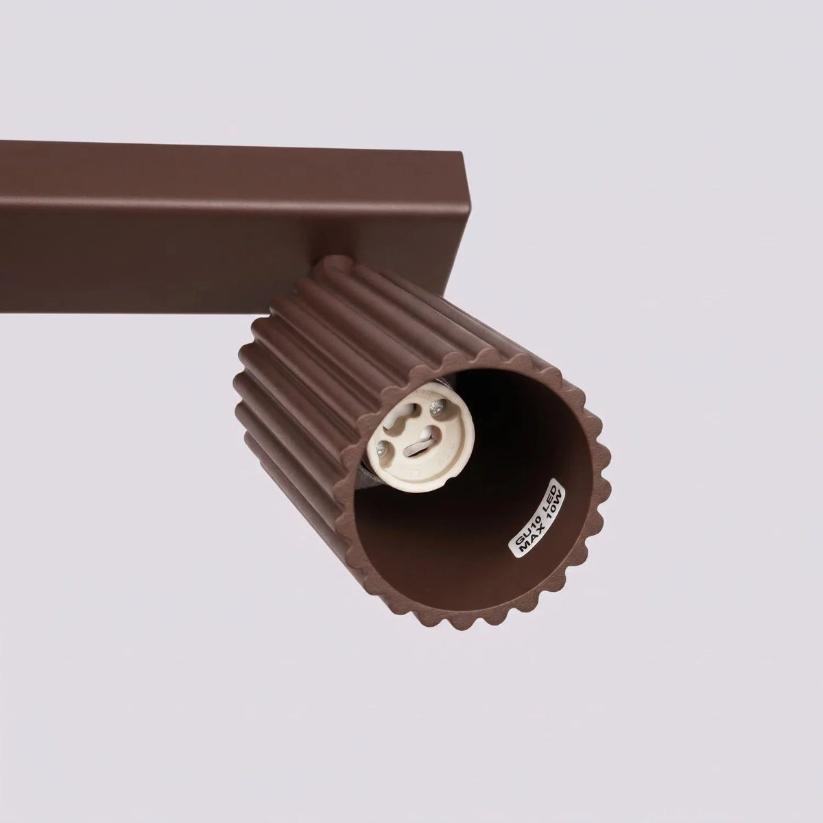 
Design Deckenlampe „Karbon“ 2-flammig - Braun