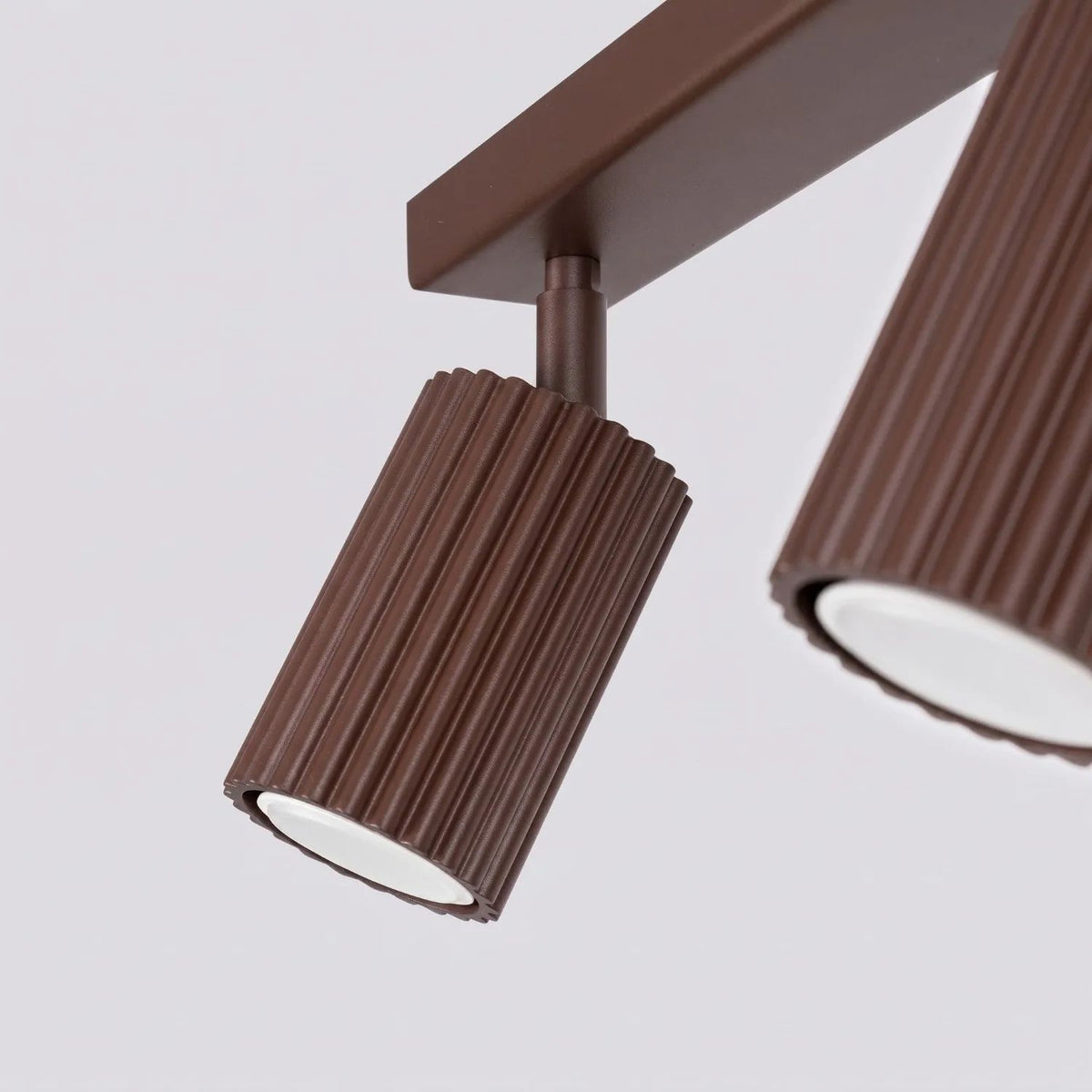 
Design Deckenlampe „Karbon“ 2-flammig - Braun