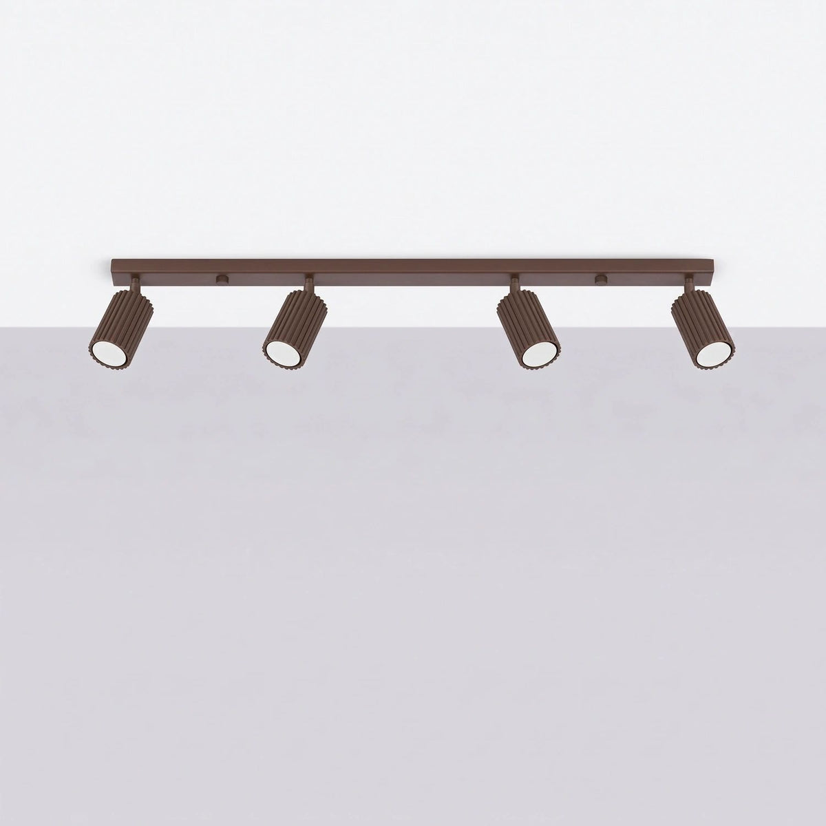 
Design Deckenlampe „Karbon“ 4-flammig - Braun