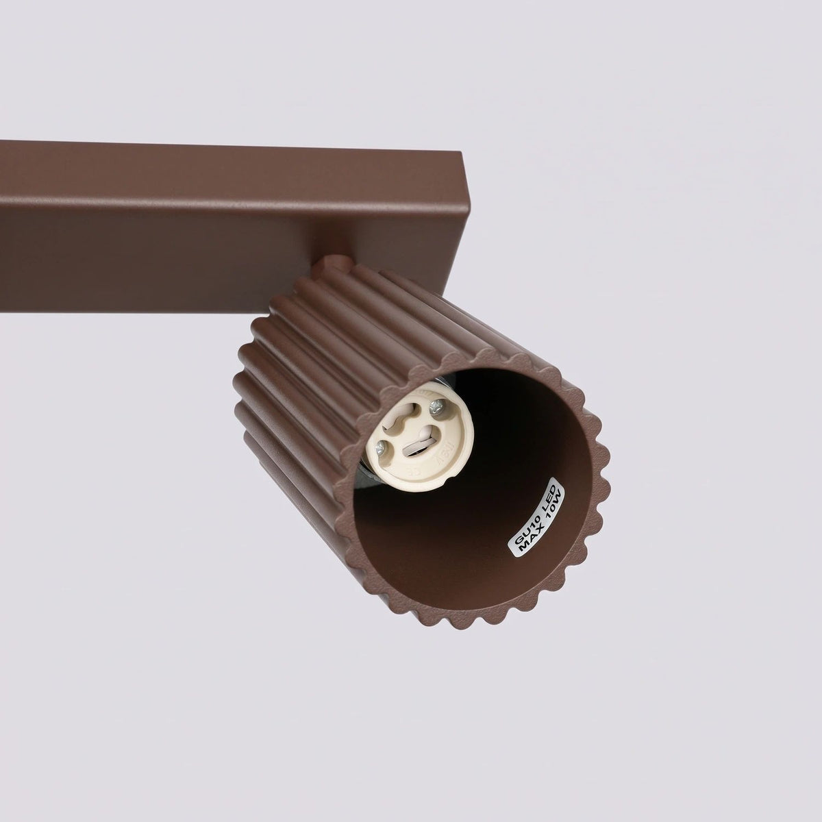 
Design Deckenlampe „Karbon“ 4-flammig - Braun