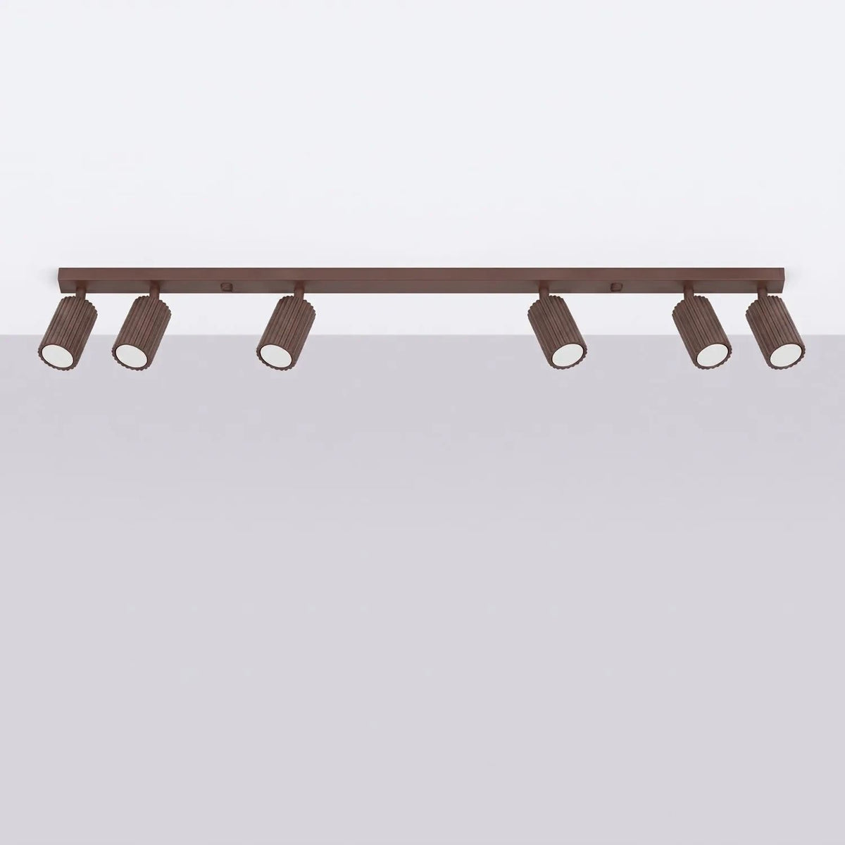 
Design Deckenlampe „Karbon“ 6-Flammig - Braun