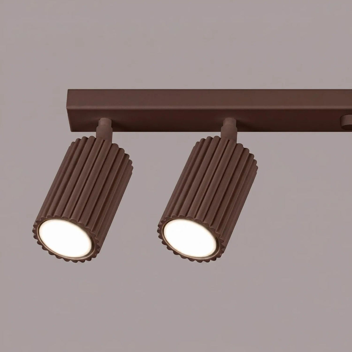 
Design Deckenlampe „Karbon“ 6-Flammig - Braun