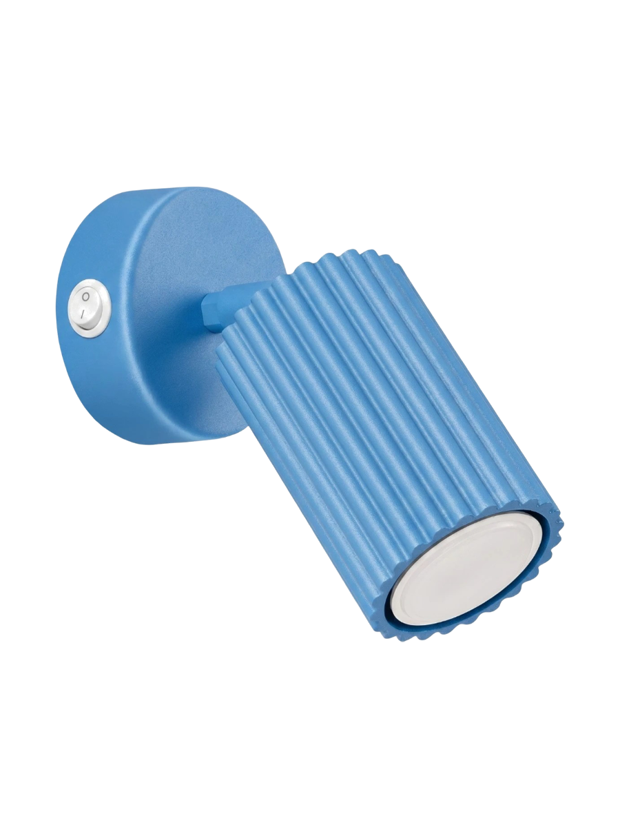 
Design Wandlampe „Karbon“ mit Schalter - Rot