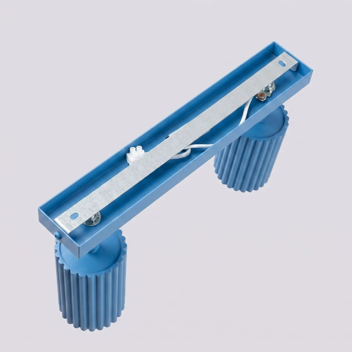 
Design Deckenlampe „Karbon“ 2-flammig - Hellblau