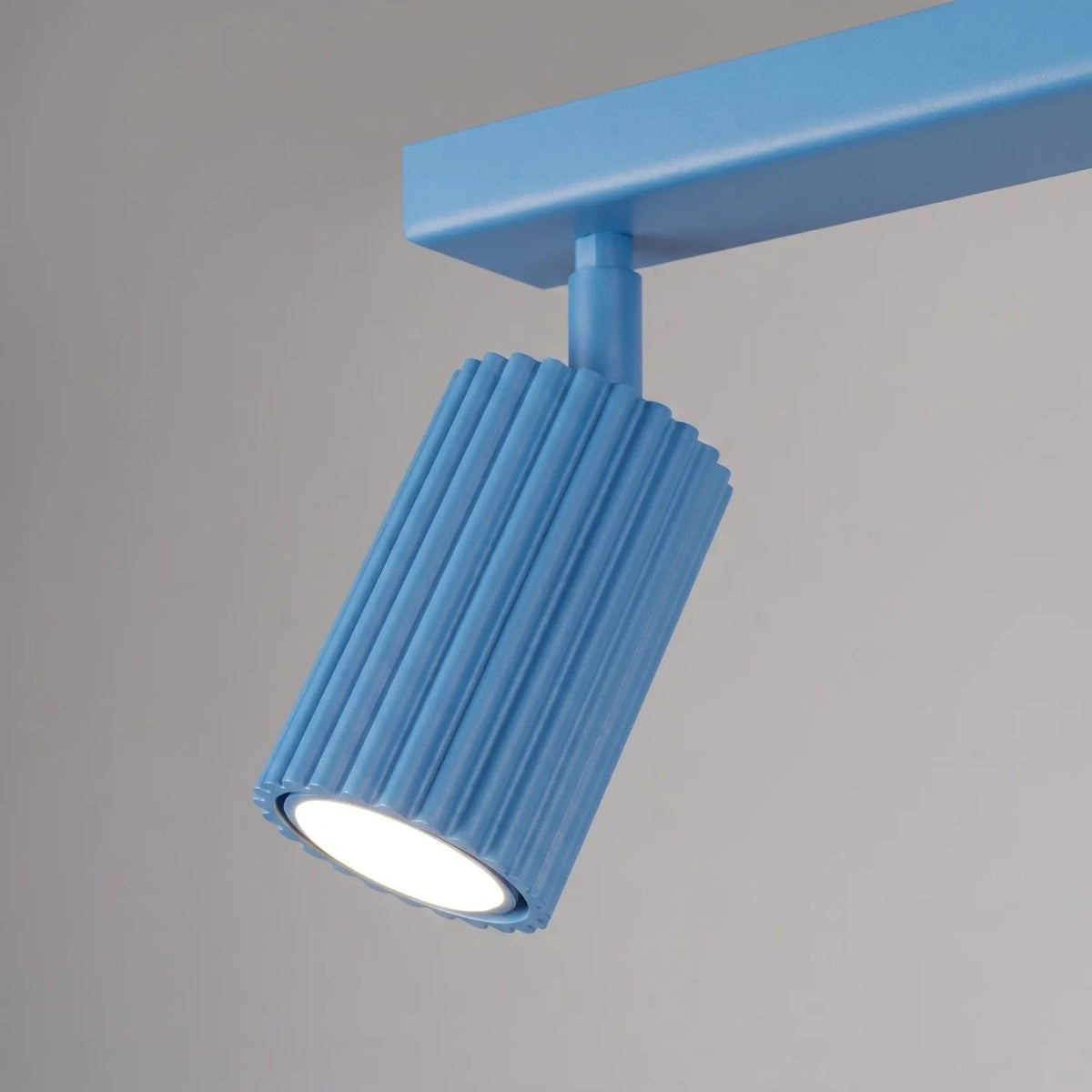 
Design Deckenlampe „Karbon“ 2-flammig - Hellblau