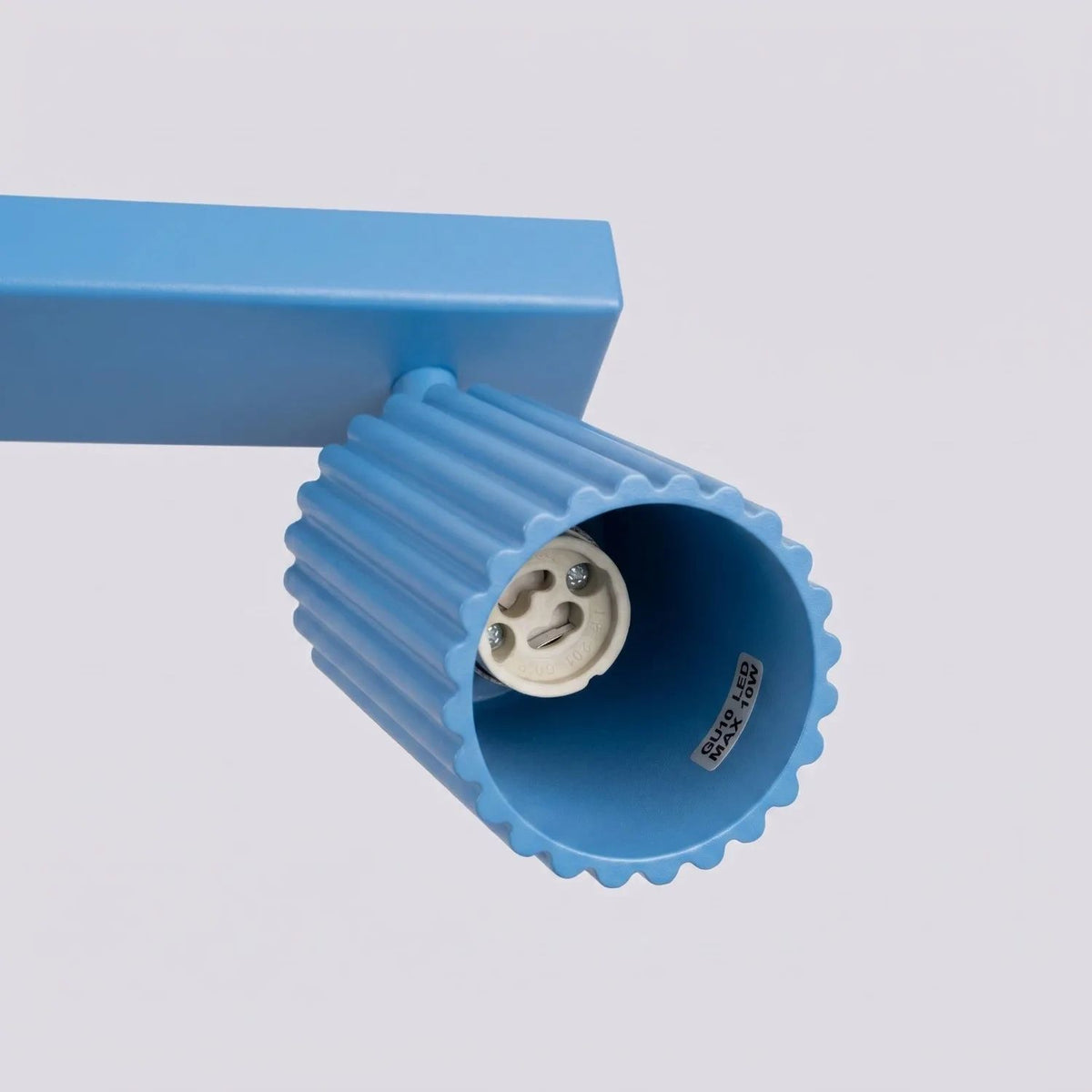 
Design Deckenlampe „Karbon“ 2-flammig - Hellblau