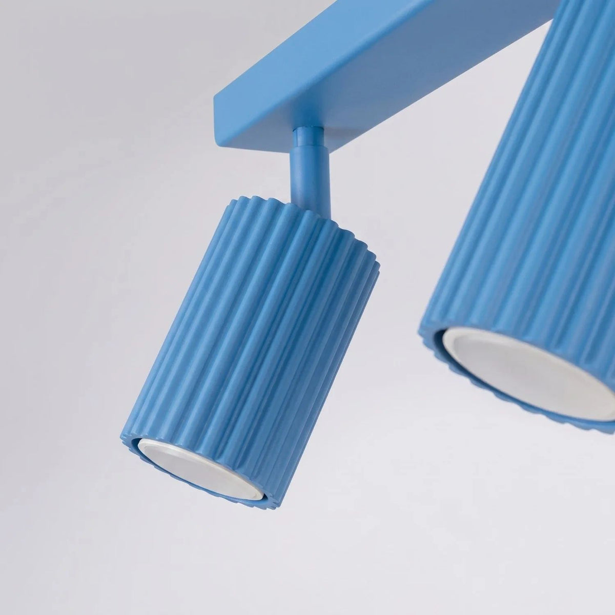 
Design Deckenlampe „Karbon“ 2-flammig - Hellblau
