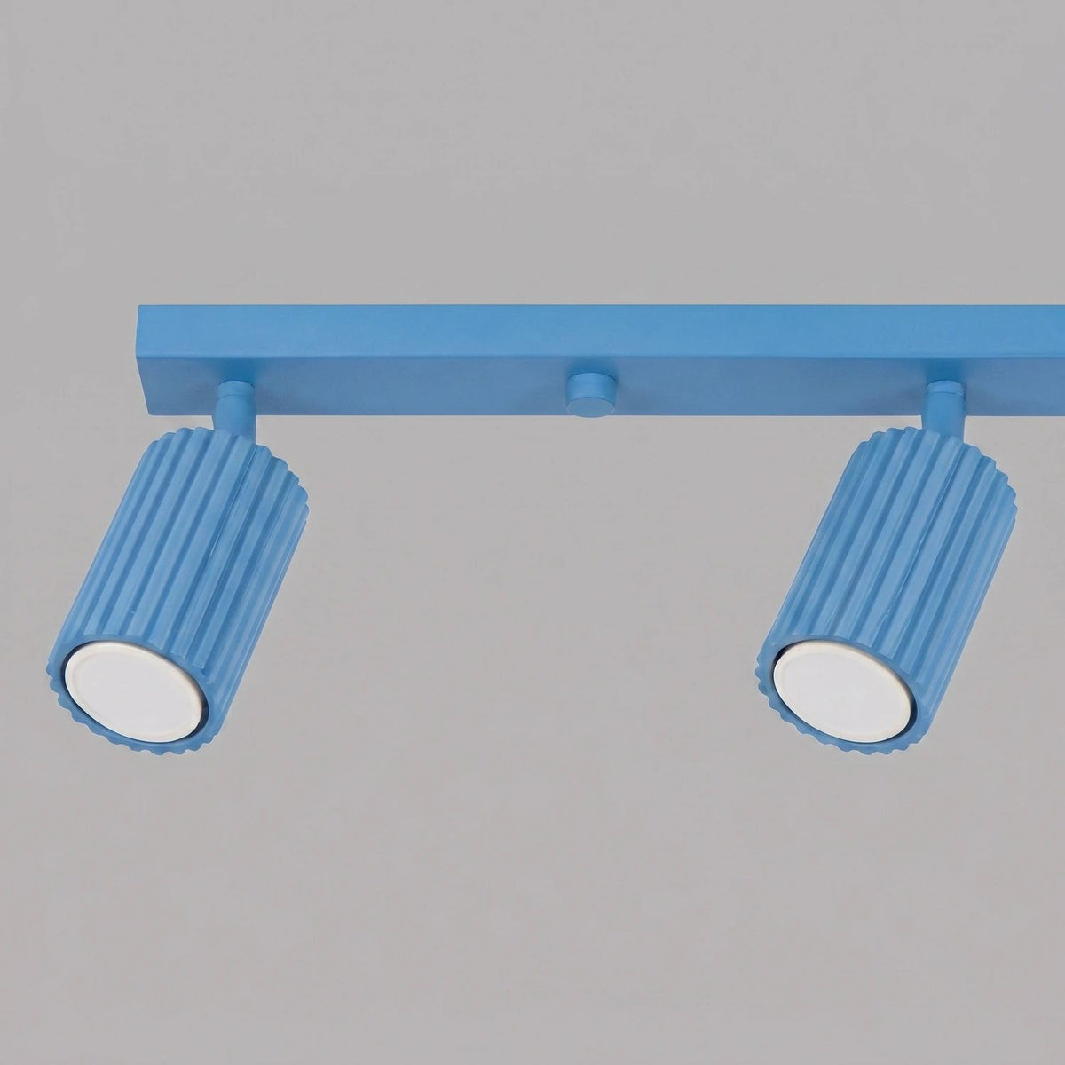 
Design Deckenlampe „Karbon“ 4-flammig - Hellblau