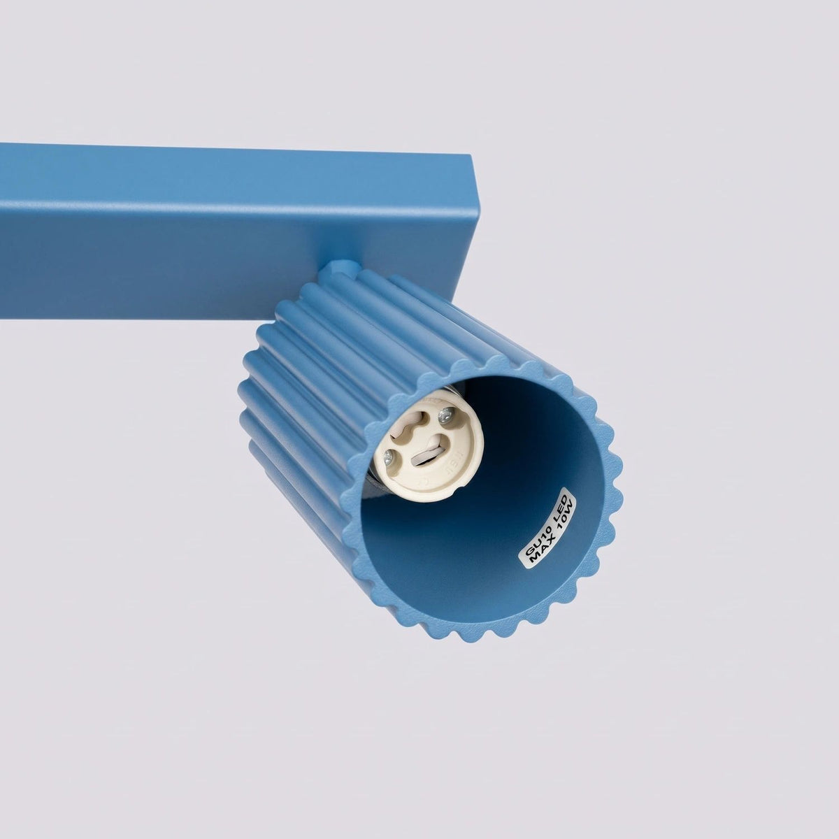 
Design Deckenlampe „Karbon“ 4-flammig - Hellblau